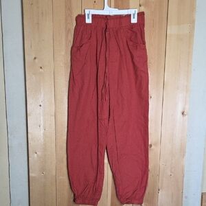 SHEIN Men's Rust Drawstring Joggers